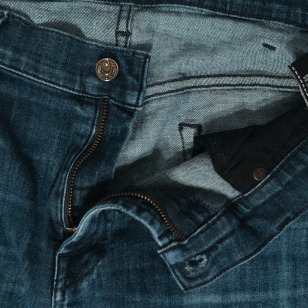 7 For All Mankind Slimmy Jeans Mens 38x32 Dark Wash Blue Denim - Picture 7 of 14